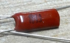 Image of 50x 10nf 100v 5% Samwha film capacitors 5mm pitch 2A-103J 10n TY 103