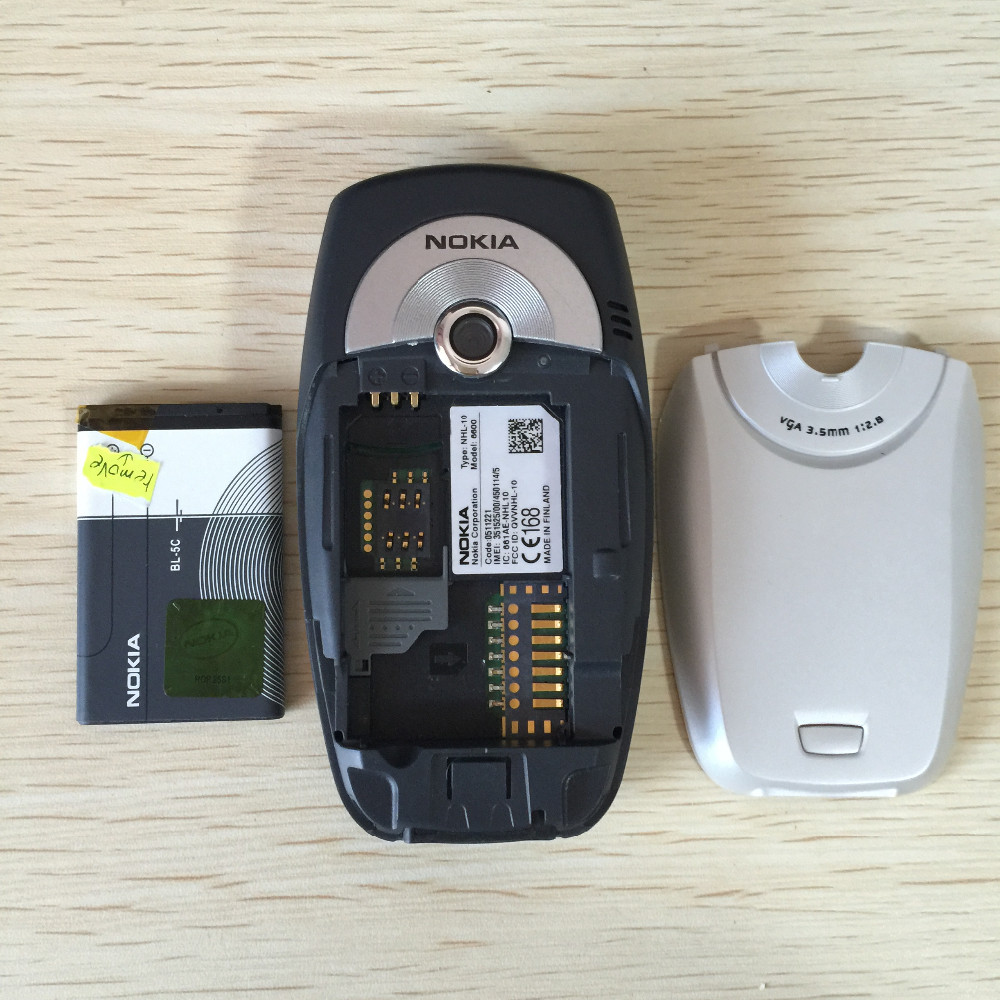 Nokia 6600 Unlocked Classic Retro Phone white 6MB 2MP Camera GSM