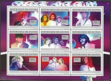 The Bee Gees special stamps sheet mnh-2010-Music - pop