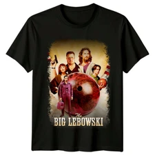 The Big Lebowski (1998) Movie Poster Inspired T-Shirt Retro Tee Unisex