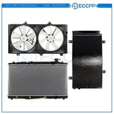Electric Radiator Condenser Cooling Fan Kit For 2009 2010-2012 Toyota Venza