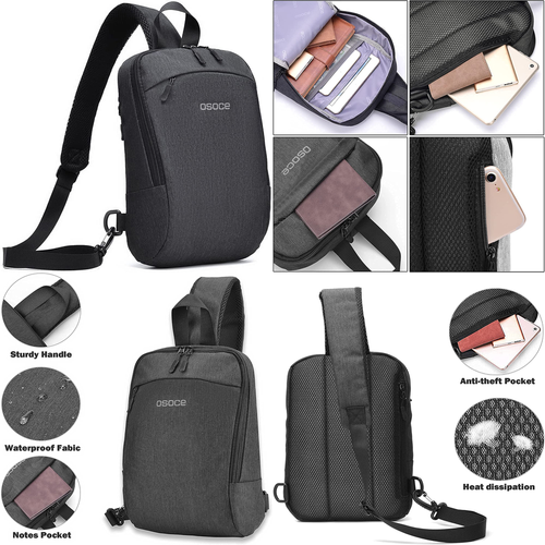 Bolso Bandolera de Hombre Mochilas de Viaje Hombro Mariconera Para Hombre  Bag 313039232268 | eBay