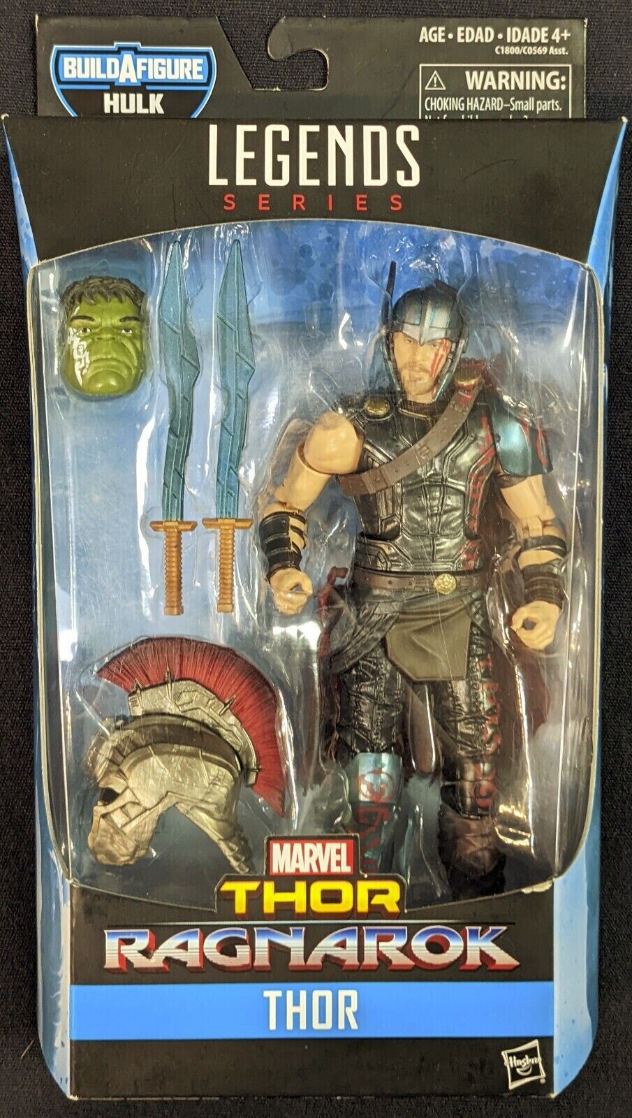 MIB Marvel Legends: Thor Ragnarok - Thor with Gladiator Hulk BAF