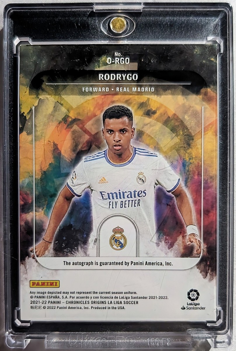 2021-22 Panini Chronicles Rodrygo auto 2021-22 Panini Chronicles Rodrygo auto