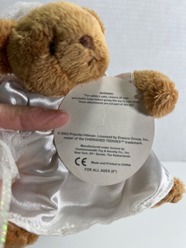 Cherished Teddies BRIDE TEDDY BEAR 5" Plush STUFFED ANIMAL Toy 2002 - Picture 7 of 10
