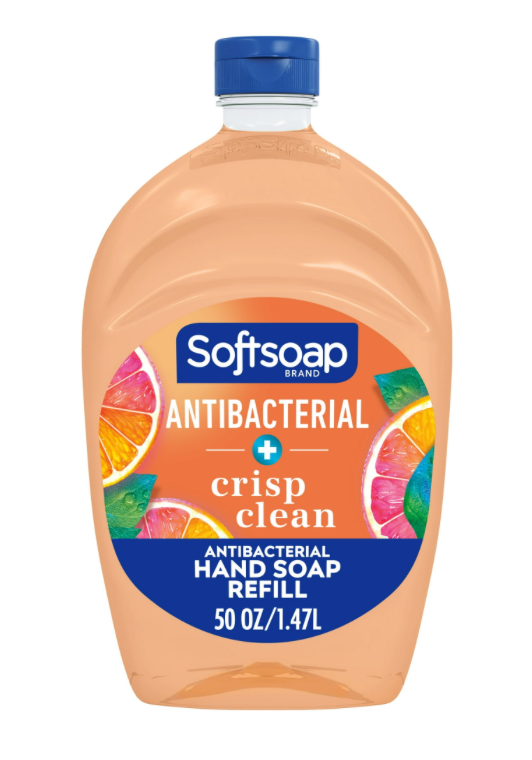 Softsoap Antibacterial Hand Soap Refill Crisp Clean Citrus 50 fl oz Bottle