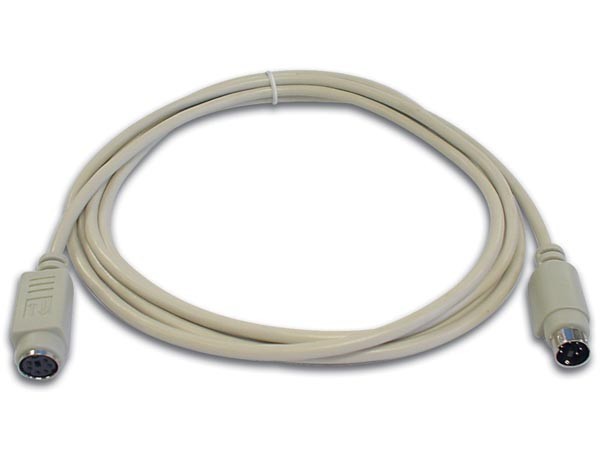 Cavo Allungamento Ps/2 - 2 Mini-Din 6 Perno M/F 2m CBMD6MF2