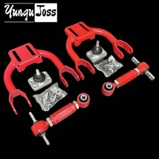 Adjustable Front Upper +Rear Camber Arm Control Rod Kit for Honda Civic EG 92-95