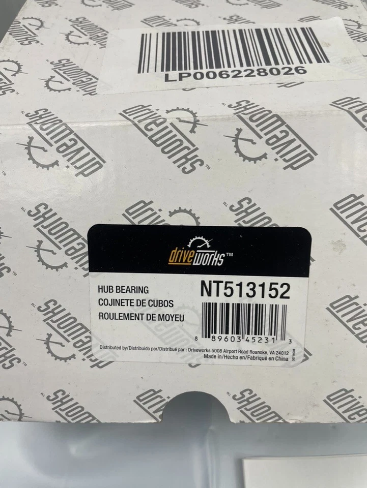 Conjunto de cojinete de cubo de rueda Drive Works NT 513152 para MAZDA en tabla para DELANTERO Foto 4 de 4