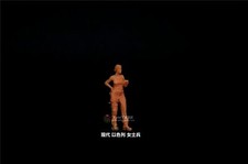 Homemade 1/72 Israeli female soldier 1 man group Uncolored Resin Model