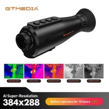 Handheld Thermal Monocular Multi-Purpose AI 384x288 12um 15mm 50Hz WiFi 8X Zoom