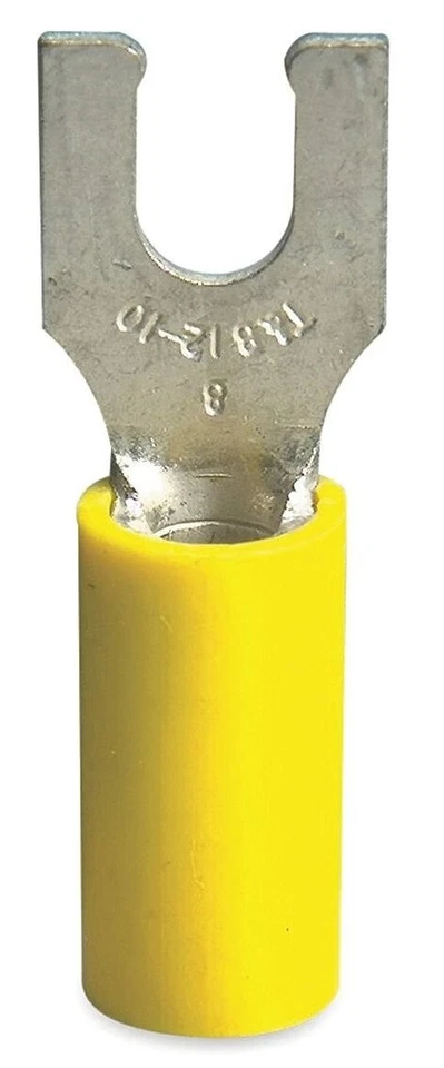 Thomas & Betts Sta-Kon 10RC10FL Vinyl Locking Fork Terminals 50PK - Image 2 of 3