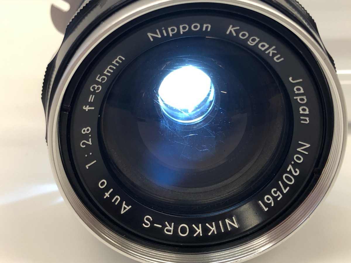 ✧並品✧Nikkor-S Auto 35mm F2.8 Nikon Nikkor-S Auto 35mm F2.8 Lens w/ Caps, Works Great! | eBay