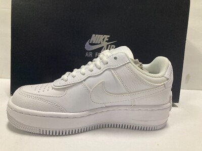 Size 10.5 - Nike Air Force 1 Shadow Triple White W for sale online | eBay