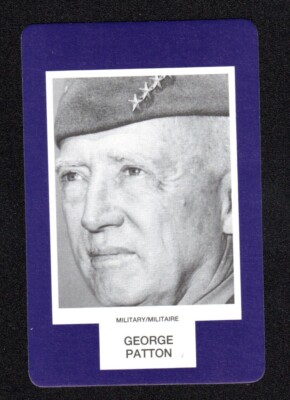 George Patton General 1993 Face To Face Game Card Canadian Issue