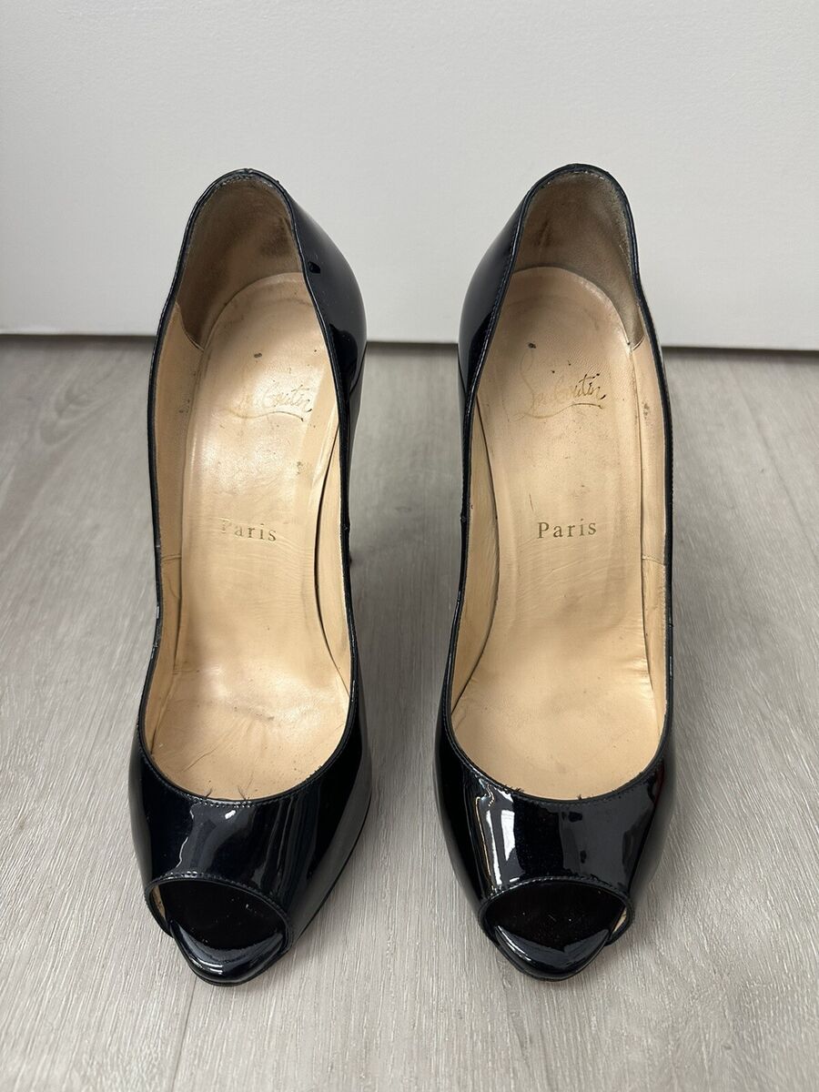 CHRISTIAN LOUBOUTIN New Very Prive 120 Patent Leather Pumps CHRISTIAN LOUBOUTIN New Very Prive 120 Patent Leather Pumps