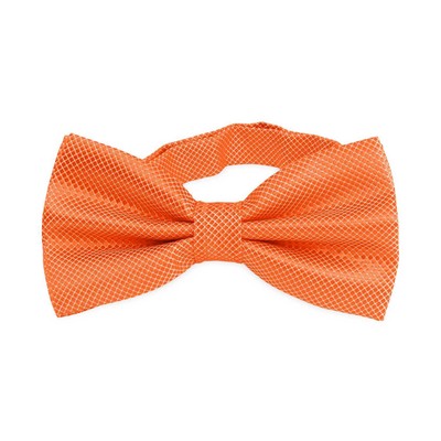 Pajarita Elegante a Cuadros de color Naranja para hombre