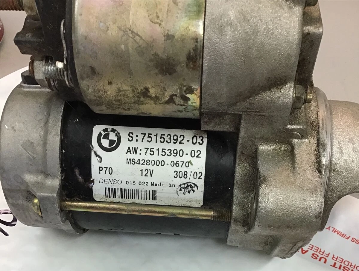 Denso MS4280000670 Starter 7515392 - 7515390-02 for BMW (B307) | eBay 