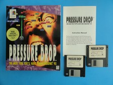 PRESSURE DROP - 1995 PC GAME 3.5" DISKETTS WINDOWS - BIG BOX- COMPLETE - CLEAN