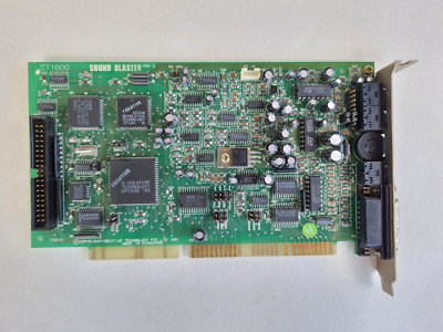 Creative Labs: SOUND BLASTER PRO 2 - CT1600 16Bit ISA vintage sound adapter card
