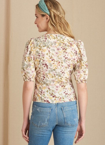 SIMPLICITY 9606 MISSES BLOUSE & TOPS Sewing Pattern Sizes 6-14 & 16-24 - Picture 5 of 9