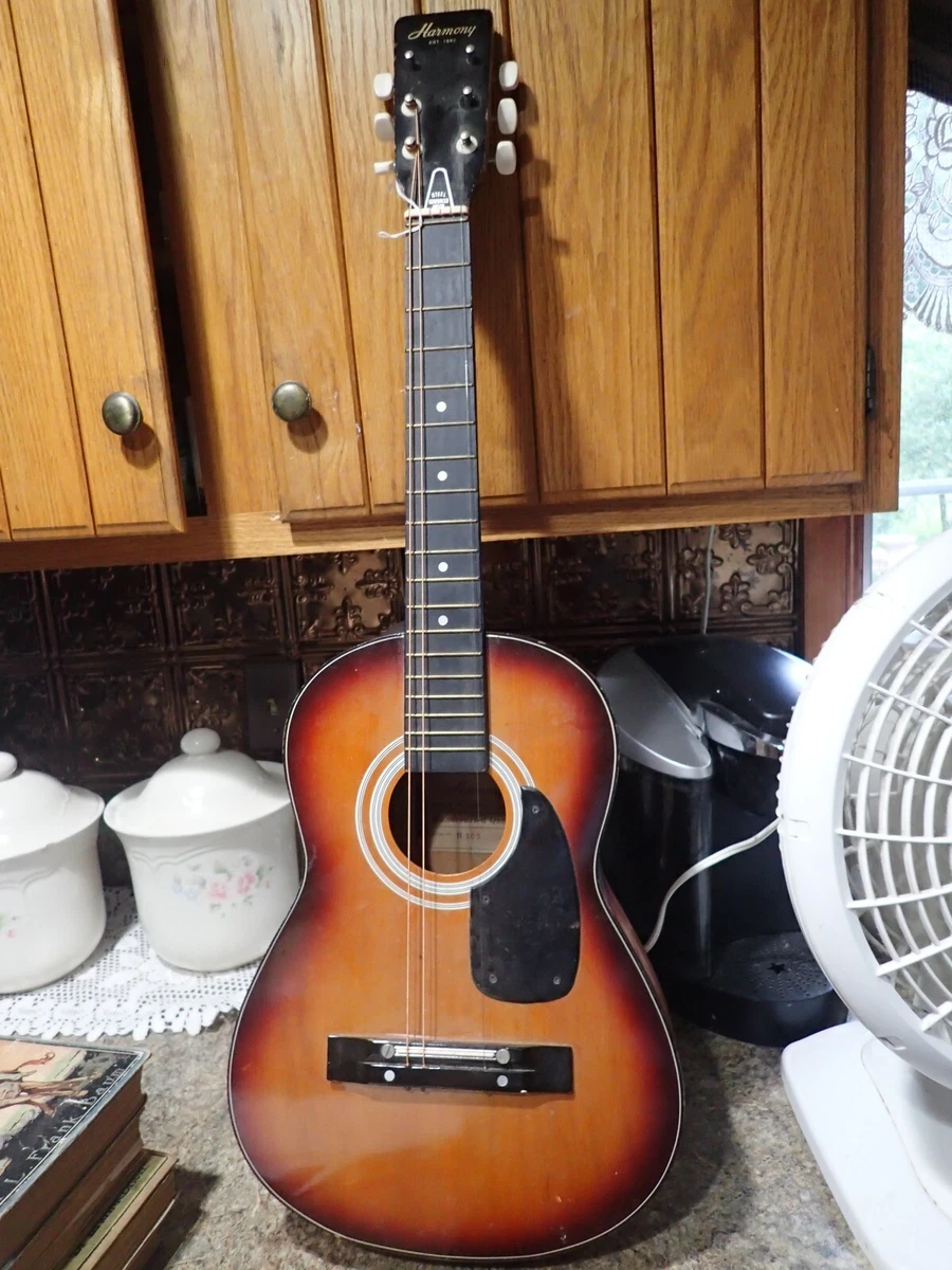 Vintage Harmony H303 Acoustic Guitar 33 34