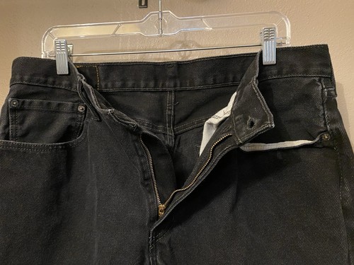 Men’s 505 Levi Regular Fit Jeans Size 36 X 32 Actual 34 X 30.5 - Picture 10 of 12