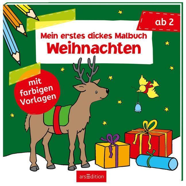 Thumbnail - Mein Erstes Dickes Malbuch Ab 2 - Weihnachten