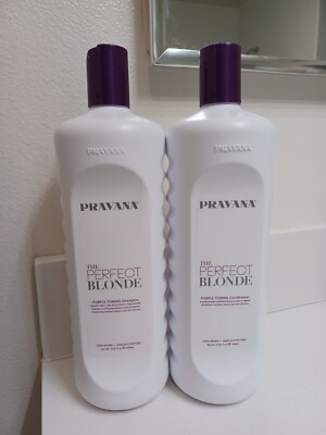 Pravana ''The Perfect Blonde'' Purple Toning Shampoo and Conditioner Set