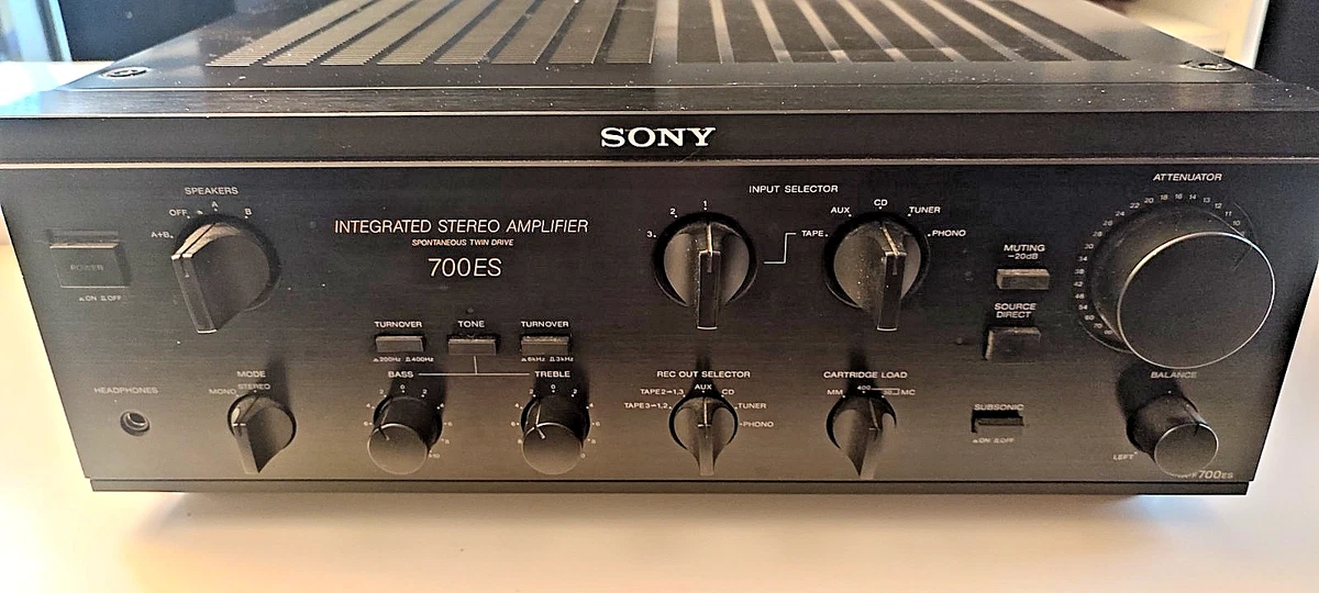 Ampli Intégré Sony TA-EX770 Avec Télécommande - Occasion - Son Stéréo Vintage