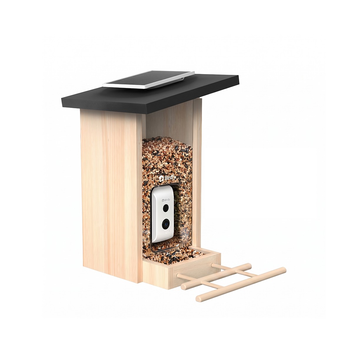 Mangeoire oiseaux solaire Birdfy pour observer la nature depuis votre canapé