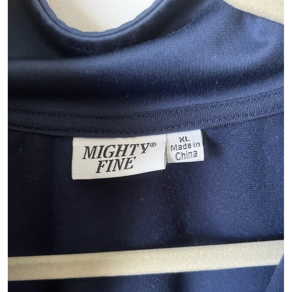 Chaqueta Juvenil Mighty Fine NASA Grande Azul Entrenamiento Atlético Pista Deportiva Foto 4 de 4