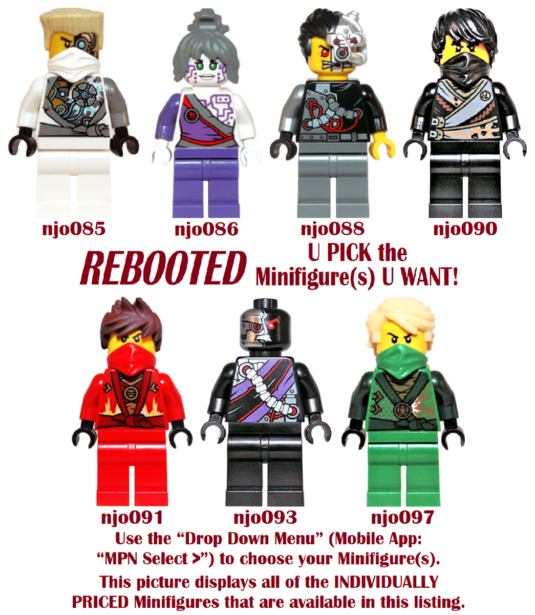 レナ Genuine LEGO U PICK Ninjago REBOOTED Minifigures Group 1 **NEW
