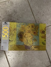 Sunflowers By Van Gogh 500 Piece Jigsaw Puzzle--Brand New