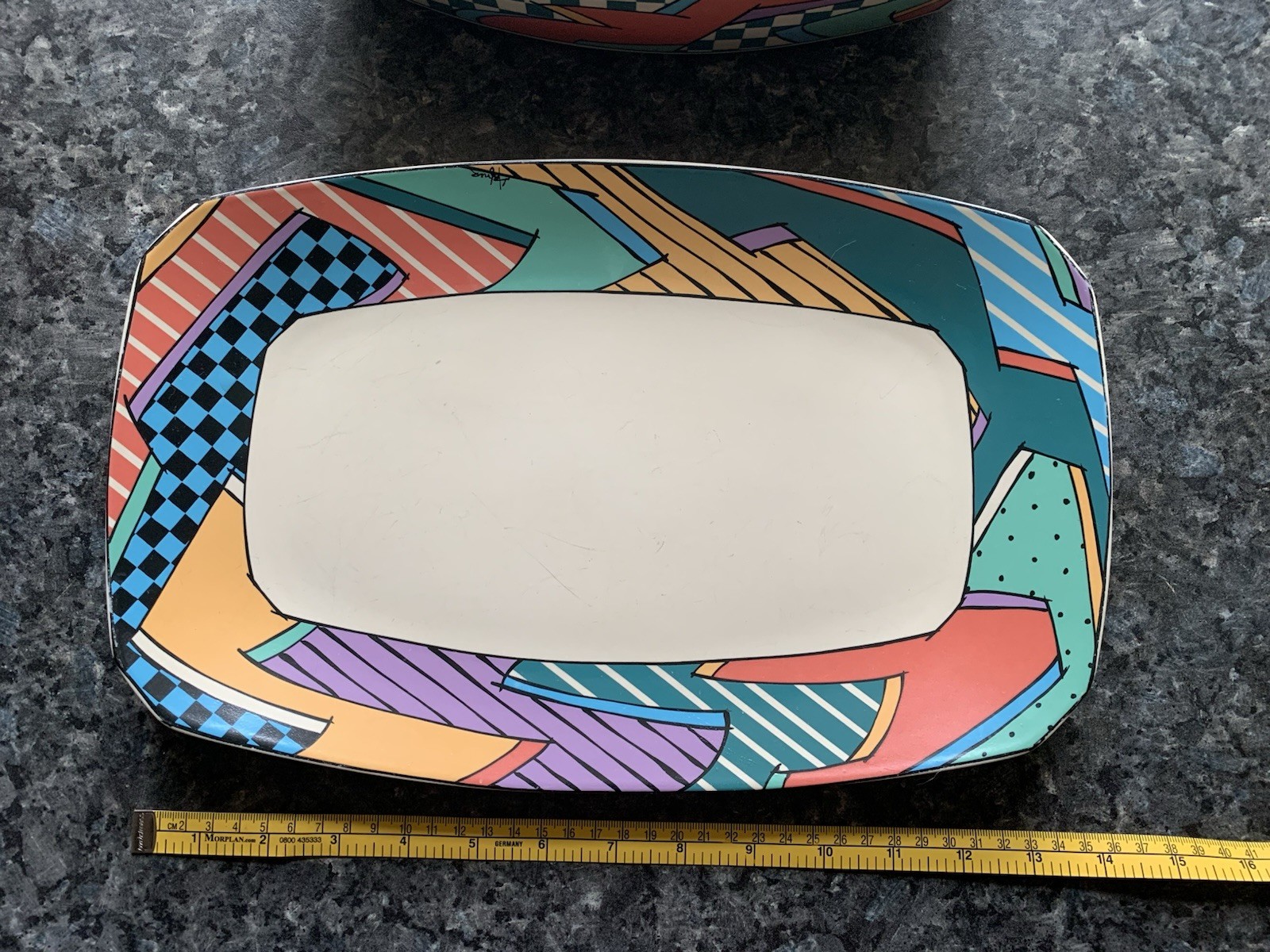 ROSENTHAL STUDIO LINE FLASH DOROTHY HAFNER LANGE SERVIERPLATTE RECHTECKIG SEHR GUTER ZUSTAND