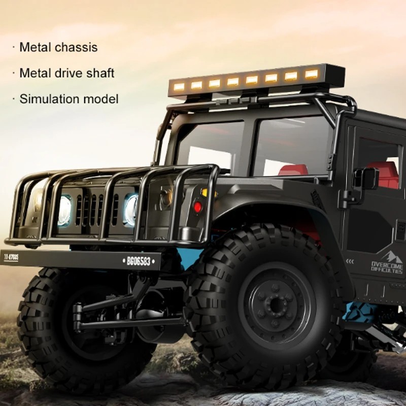 JJRC Hummer H1 1:12 RC Car 4WD Off-Road Truck – Alloy Chassis, 2.4 JJRC Hummer H1 1:12 RC Car 4WD Off-Road Truck – Alloy Chassis, 2.4