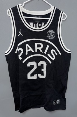Nike Jordan PSG Paris Saint Germain Knit Basketball Jersey Size
