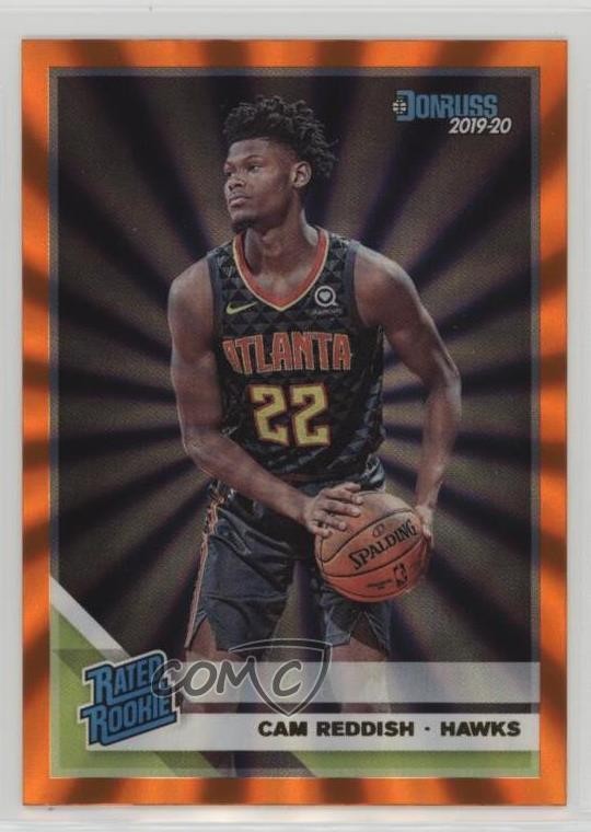 2019-20 Panini Donruss Rated Rookie Holo Orange Laser Cam Reddish #209 uk2