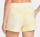 NWT Stars Above Women’s Soft Fleece Tie-Dye Lounge Pajama PJ Shorts Yellow Sz S — photo 2