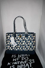 Kurt Geiger London Recycled Square Shopper Tote Bag in Blue #9969086229 NW Detai