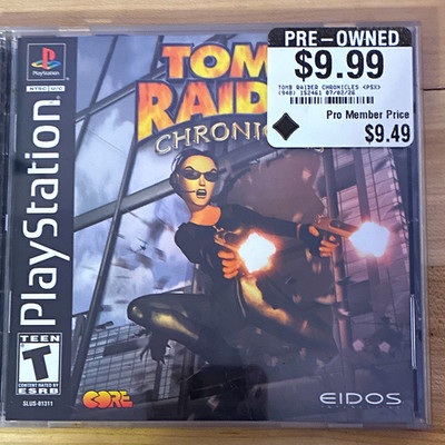 Eidos Tomb Raider Chronicles (Sony PlayStation 1) Manual IncludedGreat condition