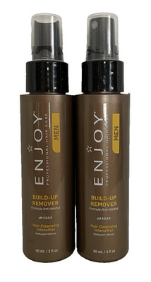 NWOB Lot of 2 Enjoy Professional Hair Care Men Build-up Remover 3 Oz each
