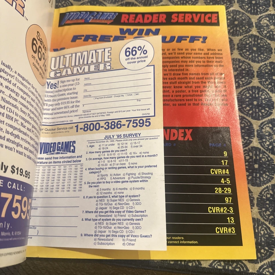 Video Games The Ultimate Gaming Magazine July 1995 Mortal Kombat 3 - Image 4 of 4