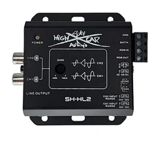 Sky High Car Audio Line Out Converter HL2 2 Channel Hi to Low Subwoofer Output