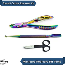 Cuticle Nipper Art Craft Pedicure Cutter Nail Pusher Gouge Art Scissor