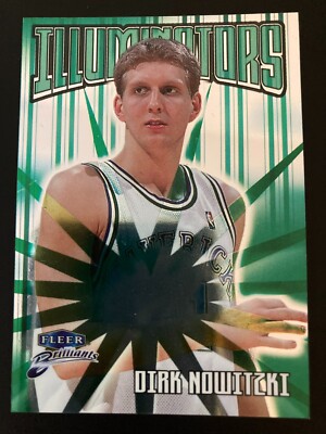 1998-99 Fleer Brilliants Illuminators Rookie RC 9I Dirk Nowitzki