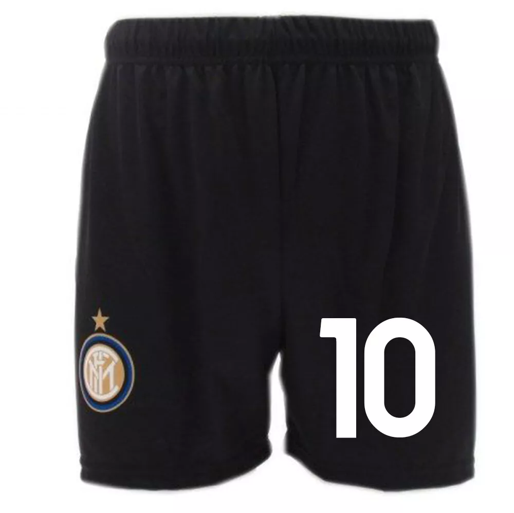 Pantaloncini Inter Lautaro 2021 Ufficiali Neri 10 Home stagione
