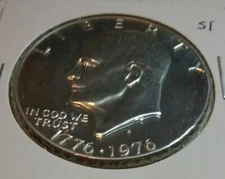 1976 Eisenhower S Dollar - BU 40% Silver