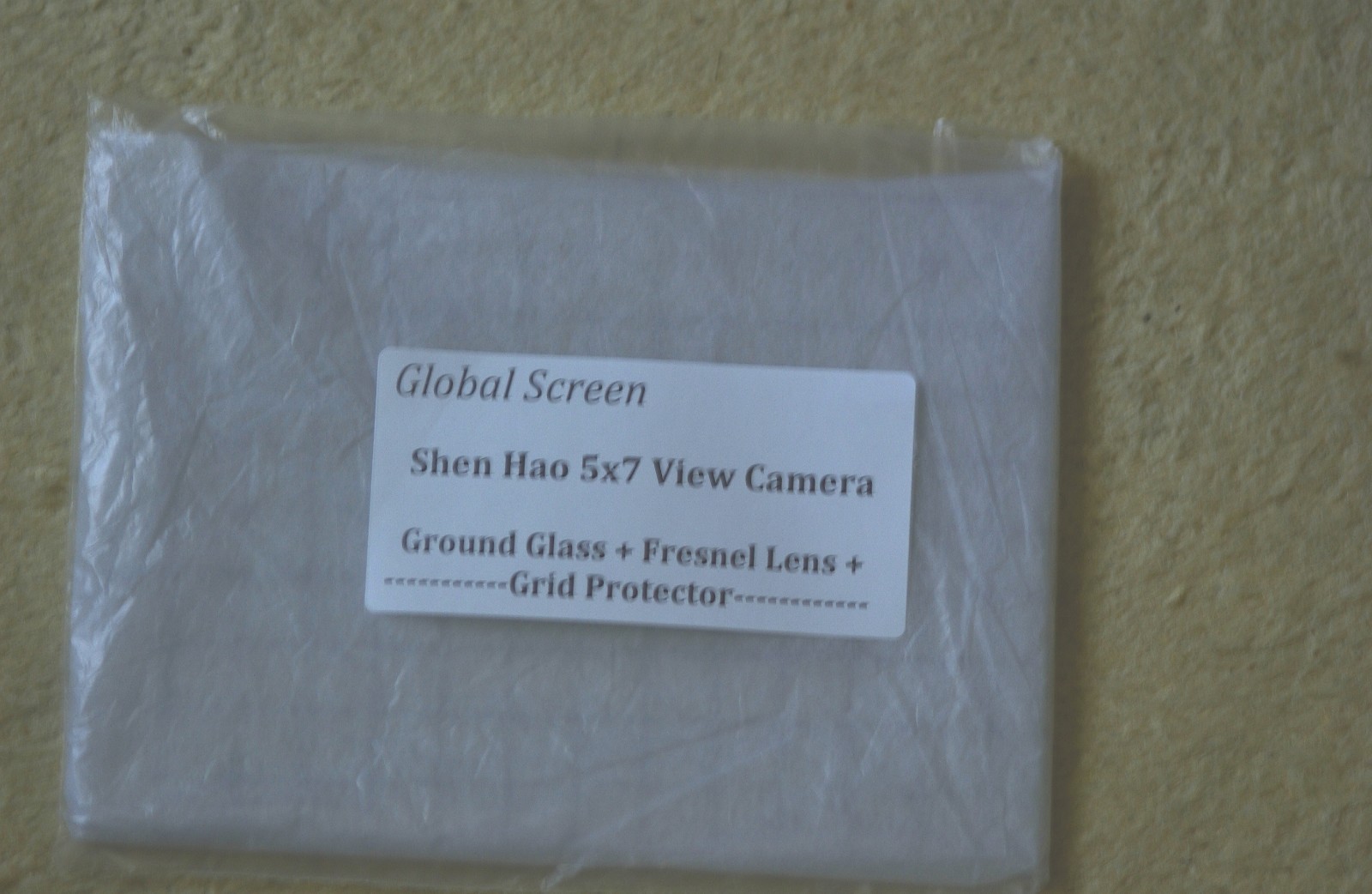 New Shen Hao 5x7 Camera Ground Glass and Fresnel lens eBay