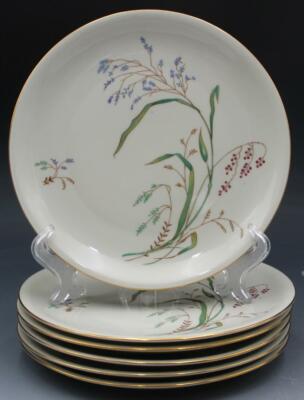 Vintage Eschenbach German Porcelain Set Six Luncheon Plates W337